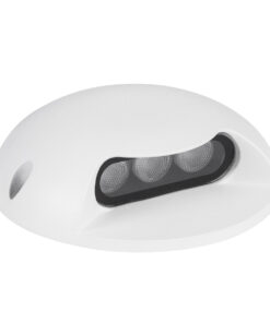 Alternative view of GLOBOSTAR® STEP-LUNA 90621 Αρχιτεκτονικό Φωτιστικό Διαδρόμου/Σκαλοπατιού LED 6W 600lm 10° DC 24V Αδιάβροχο IP65 RGB DMX512 Dimmable - Λευκό - Φ12 x Υ3cm - 3 Χρόνια Εγγύηση