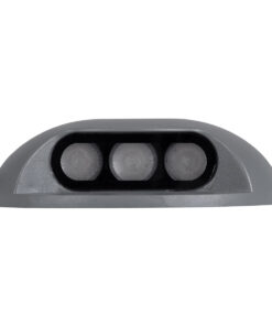 GLOBOSTAR® STEP-LUNA 90624 Αρχιτεκτονικό Φωτιστικό Διαδρόμου/Σκαλοπατιού LED 6W 600lm 10° DC 24V Αδιάβροχο IP65 RGB DMX512 Dimmable - Γκρι Ανθρακί - Φ12 x Υ3cm - 3 Χρόνια Εγγύηση 14 90624 3