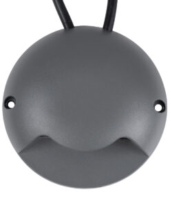 GLOBOSTAR® STEP-LUNA 90624 Αρχιτεκτονικό Φωτιστικό Διαδρόμου/Σκαλοπατιού LED 6W 600lm 10° DC 24V Αδιάβροχο IP65 RGB DMX512 Dimmable - Γκρι Ανθρακί - Φ12 x Υ3cm - 3 Χρόνια Εγγύηση 18 90624 7