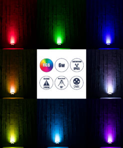 GLOBOSTAR® STEP-LUNA 90624 Αρχιτεκτονικό Φωτιστικό Διαδρόμου/Σκαλοπατιού LED 6W 600lm 10° DC 24V Αδιάβροχο IP65 RGB DMX512 Dimmable - Γκρι Ανθρακί - Φ12 x Υ3cm - 3 Χρόνια Εγγύηση 20 90624 9