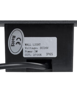 GLOBOSTAR® STEP-MINA 90625 Χωνευτό Αρχιτεκτονικό Φωτιστικό Διαδρόμου/Σκαλοπατιού LED 3W 330lm 30° DC 24V Αδιάβροχο IP65 Θερμό Λευκό 2700K Dimmable - Μαύρο - Μ8.3 x Π8.3 x Υ5cm / Q6.6cm - 3 Χρόνια Εγγύηση 14 90625 5