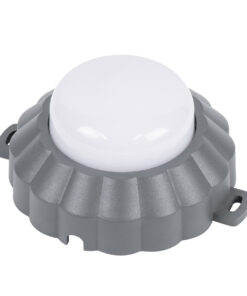 Alternative view of GloboStar® WALLLIGHT-MONA 90628 Φωτιστικό Τοίχου - Απλίκα Point Light LED 6W 660lm 360° DC 24V Αδιάβροχο IP65 Φ11 x Υ6.5cm Θερμό Λευκό 3000K - Γκρι Ανθρακί - 3 Years Warranty