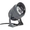 GloboStar® GLOBOSTAR® SPOT-XENIA 90632 Αρχιτεκτονικό Σποτ Φωτισμου LED 16W 1440lm 3° DC 24V Αδιάβροχο IP65 Θερμό Λευκό 3000K Dimmable - Γκρι Ανθρακί - Μ9 x Π9 x Υ12cm - 3 Χρόνια Εγγύηση
