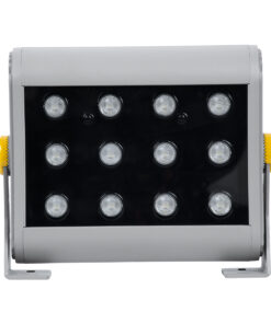 GLOBOSTAR® FLOOD-HENA 90641 Προβολέας Σποτ Wall Washer LED 24W 2400lm 30° DC 24V Αδιάβροχο IP65 RGB DMX512 Dimmable - Ασημί - Μ22.5 x Π6 x Υ16.5cm - 3 Χρόνια Εγγύηση 11 90641 3
