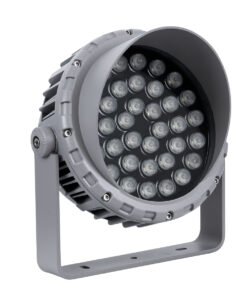 Alternative view of GLOBOSTAR® FLOOD-MENA 90645 Προβολέας Σποτ Wall Washer με Αντιθαμβωτική Γρίλια LED 36W 3240lm 30° AC 220-240V Αδιάβροχο IP65 Θερμό Λευκό 3000K - Ασημί - Μ23 x Π23 x Υ18cm - 3 Χρόνια Εγγύηση