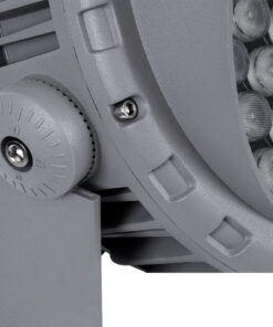 GLOBOSTAR® FLOOD-MENA 90646 Προβολέας Σποτ Wall Washer με Αντιθαμβωτική Γρίλια LED 48W 4320lm 30° AC 220-240V Αδιάβροχο IP65 Θερμό Λευκό 3000K - Ασημί - Μ25 x Π25 x Υ18cm - 3 Χρόνια Εγγύηση 17 90646 7