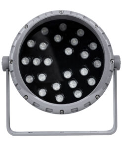 GLOBOSTAR® FLOOD-MENA 90648 Προβολέας Σποτ Wall Washer με Αντιθαμβωτική Γρίλια LED 36W 3060lm 30° DC 24V Αδιάβροχο IP65 RGBW DMX512 Dimmable - Ασημί - Μ23 x Π23 x Υ18cm - 3 Χρόνια Εγγύηση 15 90648 5