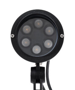 GloboStar® TREELIGHT-LINA 90657 Σποτ Φωτισμού Ειδικό για Φυτά - Δέντρα με Βάση Κήπου / Καρφωτό LED 6W 630lm 30° DC 24V Αδιάβροχο IP65 Μ10.5 x Π18 x Υ40cm Πολύχρωμο RGBW DMX512 - Γκρι Ανθρακί - 3 Years Warranty 23 90657 8