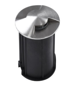 Alternative view of GLOBOSTAR® UNDERGROUND-RENA 90662 Χωνευτό Αρχιτεκτονικό Φωτιστικό Διαδρόμου/Σκαλοπατιού LED 1W 110lm 30° DC 24V Αδιάβροχο IP65 Θερμό Λευκό 2700K Dimmable - Ανοξείδωτο Ατσάλι 304 - Φ5 x Υ9cm / Q4.2cm - 3 Χρόνια Εγγύηση