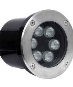 GloboStar® UNDERGROUND-TINA 90666 Χωνευτό Φωτιστικό Σποτ Δαπέδου LED 9W 945lm 30° DC 24V Αδιάβροχο IP65 Φ12 x Υ9cm Πολύχρωμο RGBW DMX512 - Ανοξείδωτο Ατσάλι - 3 Years Warranty 11 90666 2