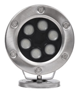 GLOBOSTAR® UNDERWATER-DINA 90677 Υποβρύχιος Προβολέας Σποτ για Σιντριβάνια/Πισίνες LED 9W 945lm 30° DC 24V Αδιάβροχο IP68 RGBW DMX512 Dimmable - Ανοξείδωτο Ατσάλι 304 - Μ12 x Π12 x Υ14cm - 3 Χρόνια Εγγύηση 16 90677 6