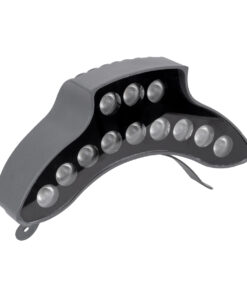 Alternative view of GLOBOSTAR® TREELIGHT-PINA 90683 Κυρτή Μπάρα Φωτισμού Wall Washer για Φυτά - Δέντρα LED 12W 1320lm 30° DC 24V Αδιάβροχο IP65 Θερμό Λευκό 2700K Dimmable - Γκρι Ανθρακί - Μ20.5 x Π5.5 x Υ12cm - 3 Χρόνια Εγγύηση