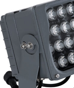 GLOBOSTAR® FLOOD-XENA 90700 Προβολέας Σποτ Wall Washer με Αντιθαμβωτική Γρίλια LED 48W 4080lm 10° DC 24V Αδιάβροχο IP65 RGBW DMX512 Dimmable - Γκρι Ανθρακί - Μ17.5 x Π12.5 x Υ18cm - 3 Χρόνια Εγγύηση 15 90700 7