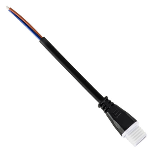 GloboStar® GloboStar® 90703 Ταχυσύνδεσμος Τροφοδοσίας για Wall Washer IP65 - 2 Καλώδια +/- σε Power Connector 2 PIN Male για Μονόχρωμα Wall Washer