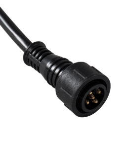 Alternative view of GloboStar® 90705 Ταχυσύνδεσμος Τροφοδοσίας για Wall Washer και Προβολείς IP65 - 5 Καλώδια +/- σε Power Connector 5 PIN Male για Πολύχρωμα RGB+RGBW