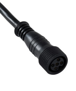 Alternative view of GloboStar® 90707 Ταχυσύνδεσμος Τροφοδοσίας T για Wall Washer και Προβολείς IP65 - 2 Καλώδια +/- σε Power Connector 5 PIN Female & Power Connector 5 PIN Male για Πολύχρωμα RGB+RGBW