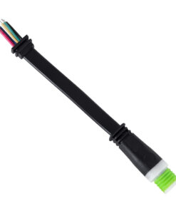 GloboStar® GloboStar® 90708 Ταχυσύνδεσμος Τροφοδοσίας για Wall Washer Tuber - 5 Καλώδια +/- σε Power Connector 5 PIN Male για Πολύχρωμα RGB+RGBW Tuber