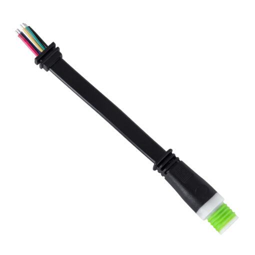 GloboStar® GloboStar® 90708 Ταχυσύνδεσμος Τροφοδοσίας για Wall Washer Tuber - 5 Καλώδια +/- σε Power Connector 5 PIN Male για Πολύχρωμα RGB+RGBW Tuber