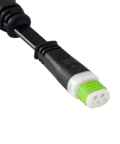 GloboStar® 90709 Ταχυσύνδεσμος Τροφοδοσίας T για Wall Washer Tuber - 2 Καλώδια +/- σε Power Connector 5 PIN Male & Power Connector 5 PIN Female για Πολύχρωμα RGB+RGBW Tuber 7 90709 4