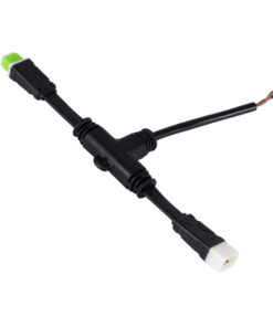 GloboStar® GloboStar® 90711 Ταχυσύνδεσμος Τροφοδοσίας T για Wall Washer Tuber - 2 Καλώδια +/- σε Power Connector 5 PIN Male & Power Connector 5 PIN Female για Πολύχρωμα RGB+RGBW Tuber