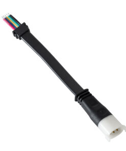 GloboStar® GloboStar® 90712 Ταχυσύνδεσμος Τροφοδοσίας για Wall Washer IP65 - 5 Καλώδια +/- σε Power Connector 5 PIN Female για Πολύχρωμα RGB+RGBW