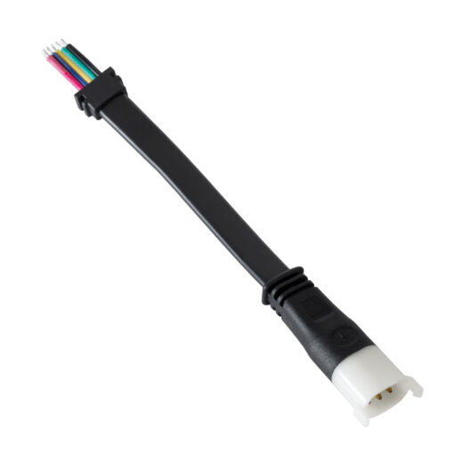 GloboStar® GloboStar® 90712 Ταχυσύνδεσμος Τροφοδοσίας για Wall Washer IP65 - 5 Καλώδια +/- σε Power Connector 5 PIN Female για Πολύχρωμα RGB+RGBW
