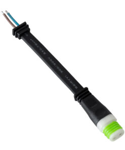 GloboStar® GloboStar® 90713 Ταχυσύνδεσμος Τροφοδοσίας για Wall Washer IP65 - 2 Καλώδια +/- σε Power Connector 2 PIN Male για Μονόχρωμα Wall Washer