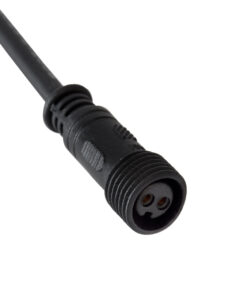 Alternative view of GloboStar® 90716 Ταχυσύνδεσμος Τροφοδοσίας για Wall Washer IP65 - 2 Καλώδια +/- σε Power Connector 2 PIN Female για Μονόχρωμα Wall Washer