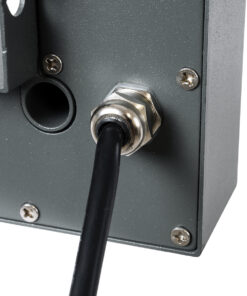 GLOBOSTAR® WALLLIGHT-DONA 90730 Γωνιακό Φωτιστικό LED 10W 850lm 10° DC 24V Αδιάβροχο IP66 Πορτοκαλί 2200K Dimmable - Γκρι Ανθρακί - Μ8 x Π8 x Υ6cm - 3 Χρόνια Εγγύηση 16 90730 7