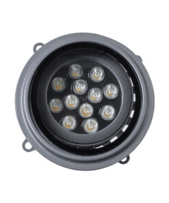 GloboStar® FLOOD-MILO 90734 Κινούμενος Προβολέας - Σποτ Φωτισμού Wall Washer για Φωτισμό Κτιρίων LED 12W 1080lm 10° AC 220-240V Αδιάβροχο IP67 Φ17 x Υ26cm Θερμό Λευκό 2700K - Γκρι Ανθρακί - 3 Χρόνια Εγγύηση 17 90734 6