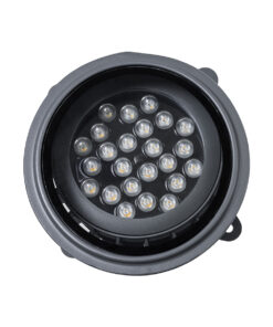 GloboStar® FLOOD-MILO 90737 Κινούμενος Προβολέας - Σποτ Φωτισμού Wall Washer για Φωτισμό Κτιρίων LED 24W 2160lm 10° AC 220-240V Αδιάβροχο IP67 Φ22 x Υ30cm Θερμό Λευκό 2700K - Γκρι Ανθρακί - 3 Χρόνια Εγγύηση 17 90737 6