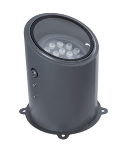 Alternative view of GloboStar® FLOOD-MILO 90739 Κινούμενος Προβολέας - Σποτ Φωτισμού Wall Washer για Φωτισμό Κτιρίων LED 24W 2040lm 10° DC 24V Αδιάβροχο IP67 Φ22 x Υ30cm RGBW DMX512 - Γκρι Ανθρακί - 3 Χρόνια Εγγύηση