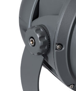 GLOBOSTAR® FLOOD-DIMO 90743 Προβολέας Σποτ Wall Washer με Αντιθαμβωτική Γρίλια LED 54W 4860lm 10° AC 220-240V Αδιάβροχο IP67 Θερμό Λευκό 2700K - Γκρι Ανθρακί - Μ26 x Π28 x Υ35cm - 3 Χρόνια Εγγύηση 16 90743 7