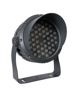 Alternative view of GLOBOSTAR® FLOOD-DIMO 90744 Προβολέας Σποτ Wall Washer με Αντιθαμβωτική Γρίλια LED 54W 5130lm 10° AC 220-240V Αδιάβροχο IP67 Φυσικό Λευκό 4500K - Γκρι Ανθρακί - Μ26 x Π28 x Υ35cm - 3 Χρόνια Εγγύηση