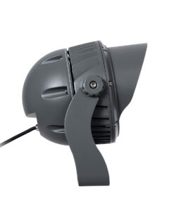 GLOBOSTAR® FLOOD-DIMO 90745 Προβολέας Σποτ Wall Washer με Αντιθαμβωτική Γρίλια LED 54W 4590lm 10° DC 24V Αδιάβροχο IP67 RGBW DMX512 Dimmable - Γκρι Ανθρακί - Μ26 x Π28 x Υ35cm - 3 Χρόνια Εγγύηση 12 90745 3