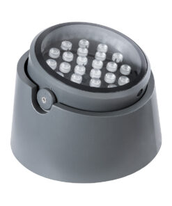 Alternative view of GloboStar® FLOOD-RANA 90752 Κινούμενος Προβολέας - Σποτ Φωτισμού Wall Washer για Φωτισμό Κτιρίων LED 60W 5100lm 5° DC 24V Αδιάβροχο IP67 Φ30 x Υ20cm RGBW DMX512 - Γκρι Ανθρακί - 3 Χρόνια Εγγύηση