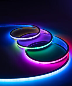 Alternative view of GLOBOSTAR® NEONIO 90753 Ψηφιακή Pixel Addressable Ταινία Neon Flex LED 14.4W/m 864lm/m 90° DC 12V Αδιάβροχο IP67 60 x SMD5050 Chip/m 20 x Pixel/m Πολύχρωμο RGB Dimmable SPI/TTL Protocol IC SM16703P/WS2811/WS2812 - Μ1000 x Π1.4 x Υ1.4cm - Ρολό 10 Μέτρων - 2 Χρόνια Εγγύηση