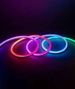 GloboStar® GLOBOSTAR® NEONIO 90755 Ψηφιακή Pixel Addressable Ταινία Neon Flex LED 14.4W/m 864lm/m 180° DC 12V Αδιάβροχο IP67 60 x SMD5050 Chip/m 20 x Pixel/m Πολύχρωμο RGB Dimmable SPI/TTL Protocol IC SM16703P/WS2811/WS2812 - Μ1000 x Π1 x Υ2.3cm - Ρολό 10 Μέτρων - 2 Χρόνια Εγγύηση