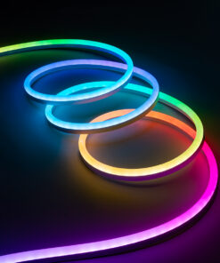 Alternative view of GLOBOSTAR® NEONIO 90755 Ψηφιακή Pixel Addressable Ταινία Neon Flex LED 14.4W/m 864lm/m 180° DC 12V Αδιάβροχο IP67 60 x SMD5050 Chip/m 20 x Pixel/m Πολύχρωμο RGB Dimmable SPI/TTL Protocol IC SM16703P/WS2811/WS2812 - Μ1000 x Π1 x Υ2.3cm - Ρολό 10 Μέτρων - 2 Χρόνια Εγγύηση