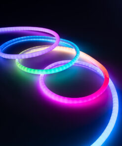 Alternative view of GLOBOSTAR® NEONIO 90756 Ψηφιακή Pixel Addressable Ταινία Neon Flex LED 14.4W/m 864lm/m 360° DC 12V Αδιάβροχο IP67 60 x SMD 5050 Chip/m 20 x Pixel/m Πολύχρωμο RGB Dimmable SPI/TTL Protocol IC SM16703P/WS2811/WS2812 - Μ1000 x Π2 x Υ2cm - Ρολό 10 Μέτρων - 2 Χρόνια Εγγύηση