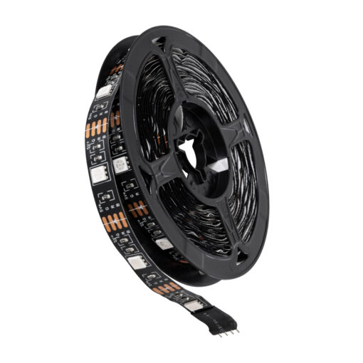 GloboStar® GLOBOSTAR® DIGISTRIP 90757 Σετ Ψηφιακής Pixel Addressable Ταινίας με IR Ασύρματο Χειριστήριο LED 36W/5m 2880lm/5m 120° DC 5V με USB 2.0 IP20 150 x SMD5050 Chip/5m 150 x Pixel/5m Πολύχρωμο RGB Dimmable SPI/TTL Protocol - Μ500 x Π1 x Υ0.2cm - Ρολό 5 Μέτρων - 5 Χρόνια Εγγύηση