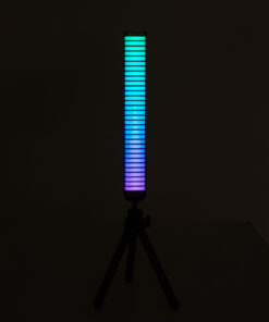 GLOBOSTAR® DIGICOLUMN 90761 Μοντέρνο Επιτραπέζιο Γραμμικό Ψηφιακό Φωτιστικό Digital Pixel Symphony Bar με RF Ασύρματο Χειριστήριο LED 8W 640lm 90° DC 5V με USB 2.0 IP20 Πολύχρωμο RGB Dimmable - Μαύρο - Μ3.4 x Π2.5 x Υ122cm - 2 Χρόνια Εγγύηση 27 90761 13