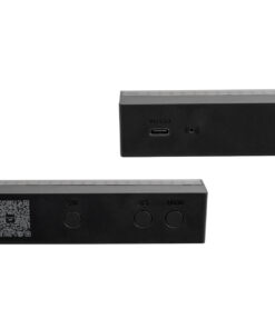 GLOBOSTAR® DIGICOLUMN 90761 Μοντέρνο Επιτραπέζιο Γραμμικό Ψηφιακό Φωτιστικό Digital Pixel Symphony Bar με RF Ασύρματο Χειριστήριο LED 8W 640lm 90° DC 5V με USB 2.0 IP20 Πολύχρωμο RGB Dimmable - Μαύρο - Μ3.4 x Π2.5 x Υ122cm - 2 Χρόνια Εγγύηση 23 90761 9