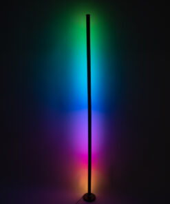 GLOBOSTAR® DIGICOLUMN 90764 Μοντέρνο Επιδαπέδιο Γραμμικό Ψηφιακό Φωτιστικό Digital Pixel Symphony Bar με RF Ασύρματο Χειριστήριο LED 16W 1280lm 180° DC 5V με USB 2.0 IP20 Πολύχρωμο RGB Dimmable - Μαύρο - Φ3 x Υ165cm - 2 Χρόνια Εγγύηση 22 90764 11