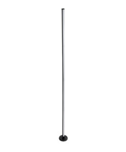 GloboStar® GLOBOSTAR® DIGICOLUMN 90764 Μοντέρνο Επιδαπέδιο Γραμμικό Ψηφιακό Φωτιστικό Digital Pixel Symphony Bar με RF Ασύρματο Χειριστήριο LED 16W 1280lm 180° DC 5V με USB 2.0 IP20 Πολύχρωμο RGB Dimmable - Μαύρο - Φ3 x Υ165cm - 2 Χρόνια Εγγύηση