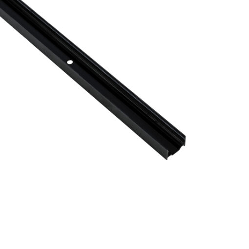 GloboStar® GLOBOSTAR® ALP-11S NEONIO 90767-3M Επιφανειακό Προφίλ Αλουμινίου για Ταινίες LED ΝΕΟΝΙΟ- Μαύρο - Μ300 x Π1.6 x Υ1.1cm