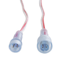 Alternative view of GloboStar® CON-NEONIO 90769 Σετ Αδιάβροχων IP68 Καλωδίων Σύνδεσης για όλες τις NEONIO Digital Neon Flex LED 14.4W/m 12VDC - Διάφανα - Φ1.5 x Μήκος Καλωδίου 15cm