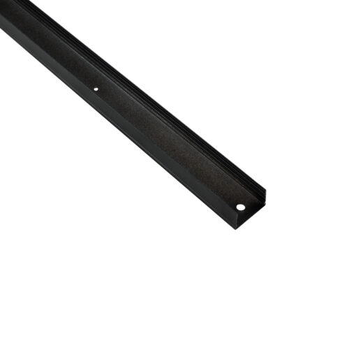 GloboStar® GLOBOSTAR® ALP-19S NEONIO 90771-3M Επιφανειακό Προφίλ Αλουμινίου για Ταινίες LED NEONIO - Μαύρο - Μ100 x Π2.9 x Υ1.9cm