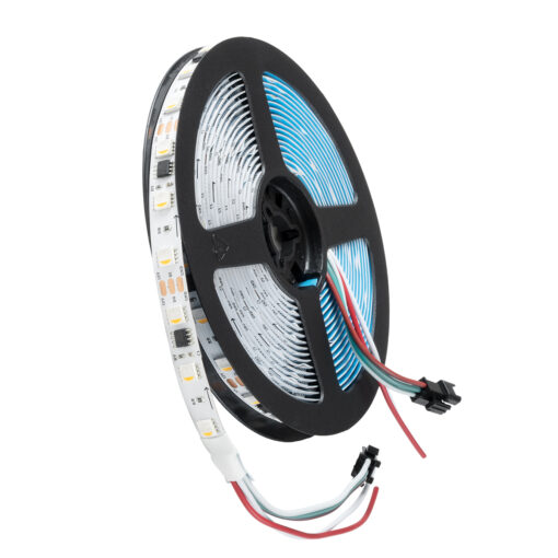 GloboStar® GLOBOSTAR® DIGIPRO 90773 Ψηφιακή Pixel Addressable Ταινία LED 12W/m 1200lm/m 120° DC 12V IP20 60 x SMD5050 Chip/m 20 x Pixel/m Πολύχρωμο RGBWW Dimmable SPI/TTL Protocol IC TM1814/UCS1912/UCS2912 - Μ500 x Π1 x Υ0.2cm - Ρολό 5 Μέτρων - 5 Χρόνια Εγγύηση