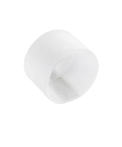 Alternative view of GloboStar® CON-NEONIO 90779 Τάπα Σιλικόνης Σύνδεσης & Τερματική για την NEONIO Digital Neon Flex LED 14.4W/m 12VDC με Π2 x Υ2cm - Διάφανη - Μ2.3 x Π2.2 x Υ2.2cm